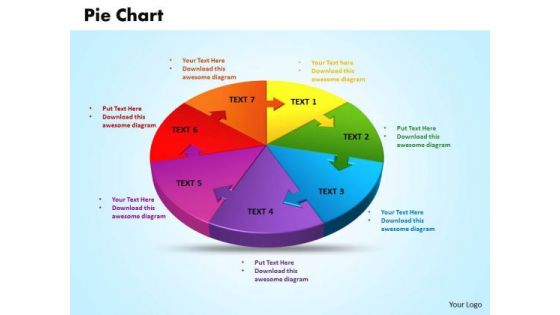 Business Teamwork PowerPoint Templates Business 3d Jigsaw Circular Pie Chart Ppt Slides