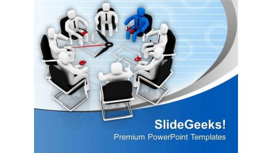 Business Time Based Meeting PowerPoint Templates Ppt Backgrounds For Slides 0713