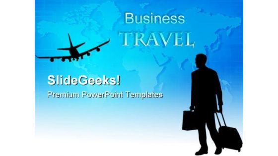 Business Travel Global PowerPoint Templates And PowerPoint Backgrounds 0611