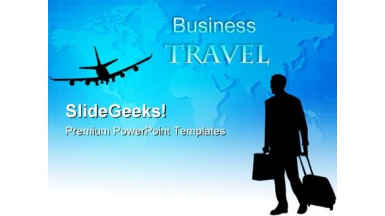 Business Travel Global PowerPoint Themes And PowerPoint Slides 0611