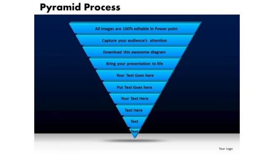 Business Triangles PowerPoint Templates Sales Pyramid Process Ppt Slides