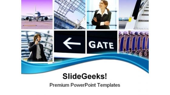 Business Trip Travel PowerPoint Templates And PowerPoint Backgrounds 0411