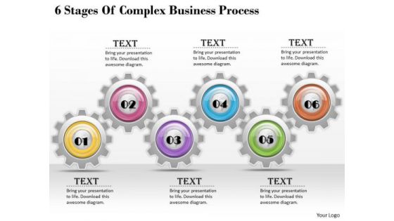 Business Unit Strategy 6 Stages Of Complex Process Strategic Planning Ppt Slide
