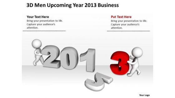 Business Use Case Diagram Year 2013 PowerPoint Templates