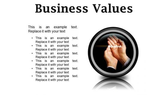 Business Values Success PowerPoint Presentation Slides Cc