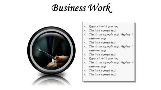 Business Work Success PowerPoint Presentation Slides Cc