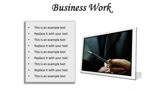 Business Work Success PowerPoint Presentation Slides F