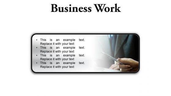 Business Work Success PowerPoint Presentation Slides R