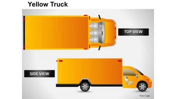 Business Yellow Truck PowerPoint Slides And Ppt Diagram Templates