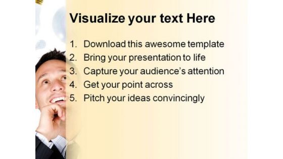 Businessman Creativity Success PowerPoint Themes And PowerPoint Slides 0211