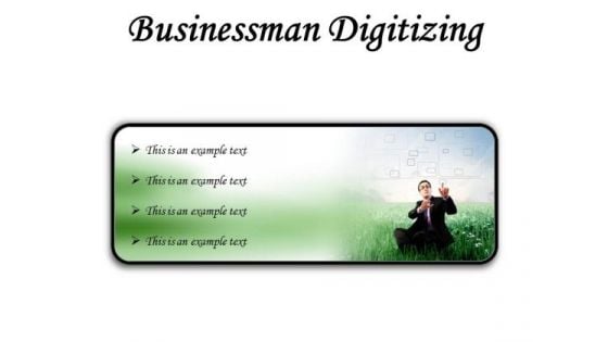 Businessman Digitizing Business PowerPoint Presentation Slides R