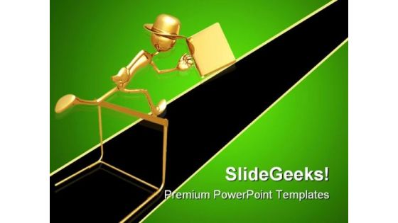 Businessman Jumping Success PowerPoint Themes And PowerPoint Slides 0511 Businessman Jumping Success PowerPoint Themes And PowerPoint Slides 0511