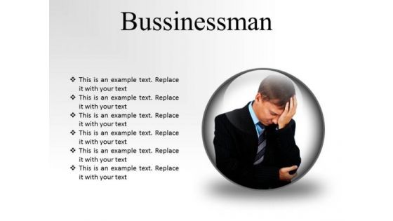 Businessman People PowerPoint Presentation Slides C