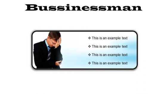 Businessman People PowerPoint Presentation Slides R