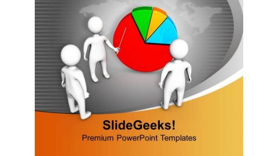 Businessman Presenting Statistical Chart PowerPoint Templates Ppt Backgrounds For Slides 0313