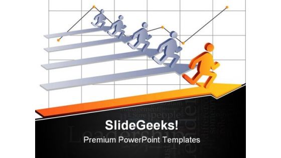 Businessmen Leadership PowerPoint Templates And PowerPoint Backgrounds 0511