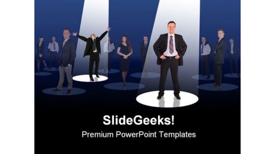 Businessmen Success PowerPoint Templates And PowerPoint Backgrounds 0811