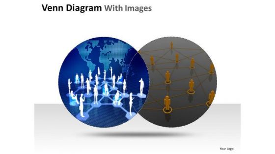 Businesswoman Venn Diagram PowerPoint Slides And Ppt Diagram Templates