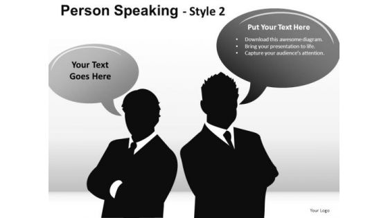 Busy Person Speaking 2 PowerPoint Slides And Ppt Diagram Templates