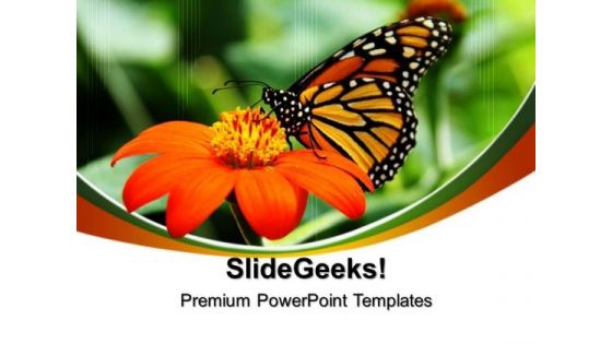 Butterfly Nature PowerPoint Templates And PowerPoint Themes 0512