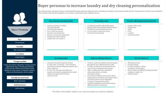 Buyer Personas To Increase Laundry And Dry Laundromat Business Plan Go To Market Guidelines Pdf