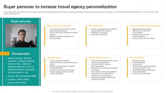 Buyer Personas To Increase Travel Group Tour Operator Business Plan Go To Market Strategy Brochure Pdf