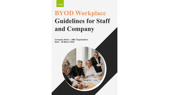 BYOD Workplace Guidelines For Staff And Company Handbook