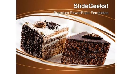 Cake Dessert Food PowerPoint Templates And PowerPoint Backgrounds 0211