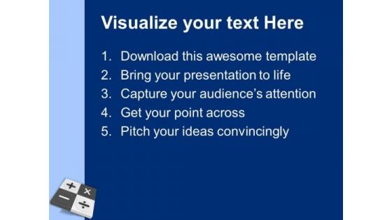 Calculator And Calculations Glossy Icon PowerPoint Templates Ppt Backgrounds For Slides 0413