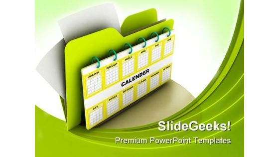 Calender Icon Symbol PowerPoint Templates And PowerPoint Backgrounds 0211