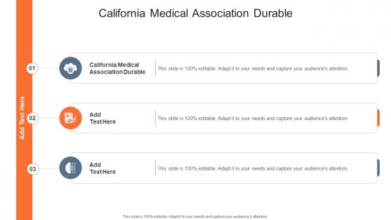 California Medical Association Durable In Powerpoint And Google Slides Cpb