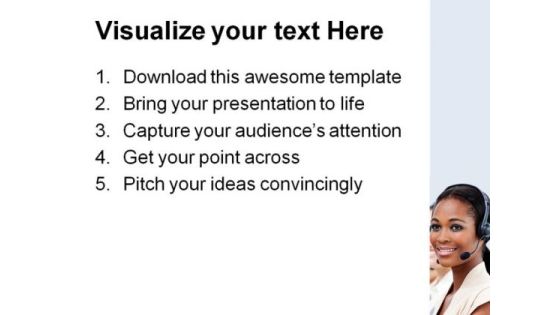 Call Center Business PowerPoint Templates And PowerPoint Backgrounds 0811 Slide03