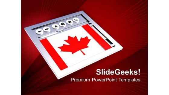 Canadian Website PowerPoint Templates And PowerPoint Themes 1012