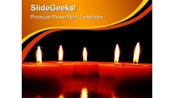 Candles01 Festival PowerPoint Templates And PowerPoint Backgrounds 0411