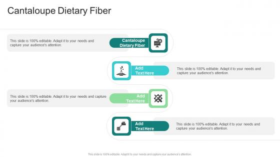 Cantaloupe Dietary Fiber In Powerpoint And Google Slides Cpb