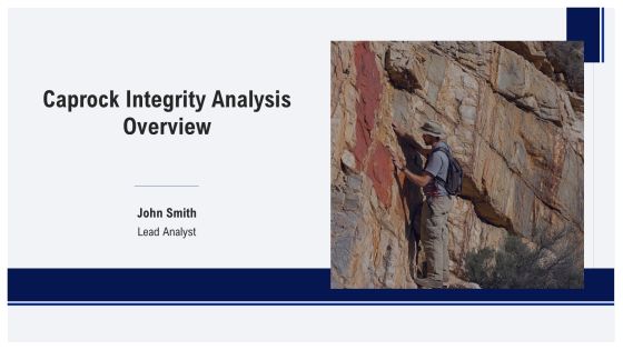 Caprock Integrity Analysis Overview PPT Example AT