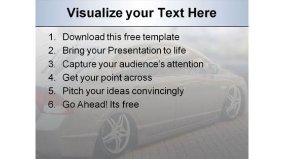 Car Transportation PowerPoint Template