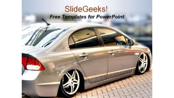 Car Transportation PowerPoint Template