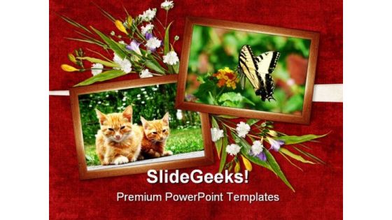 Card For Animals Nature PowerPoint Themes And PowerPoint Slides 0311