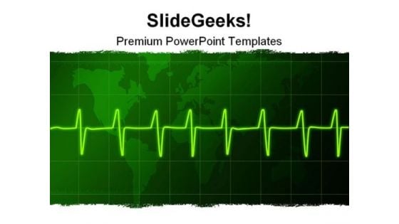 Cardiogram01 Medical PowerPoint Template 0910