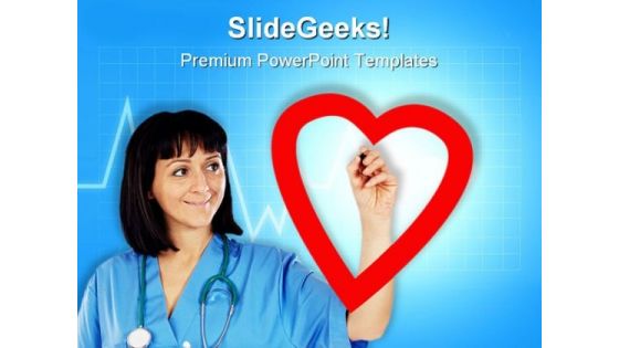 Cardiologist Medical PowerPoint Templates And PowerPoint Backgrounds 0811