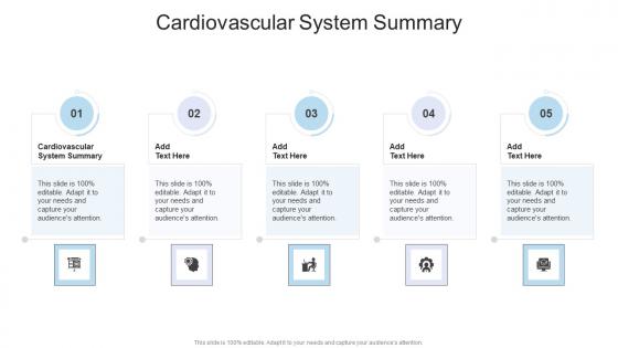 Cardiovascular System Summary In Powerpoint And Google Slides Cpb