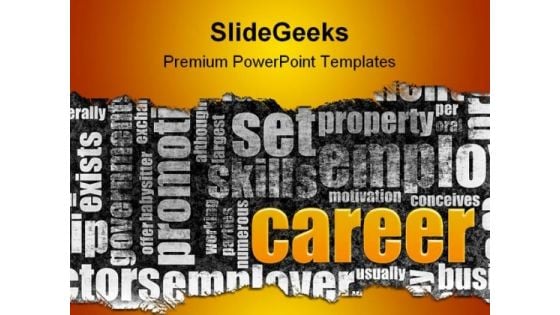 Career Business Future PowerPoint Template 1110