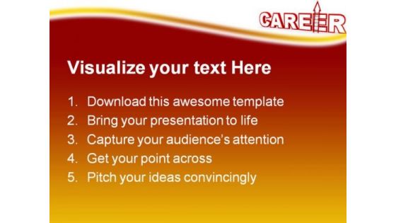 Career Ladder Future PowerPoint Templates And PowerPoint Backgrounds 0311