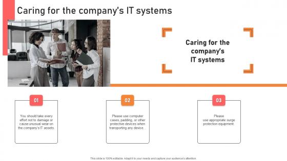 Caring For The Companys It Systems Handbook For Corporate Personnel Guidelines Pdf