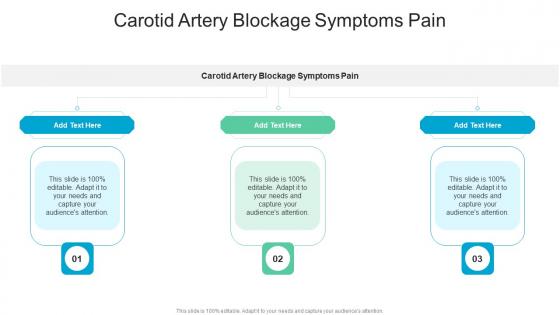 Carotid Artery Blockage Symptoms Pain In Powerpoint And Google Slides Cpb