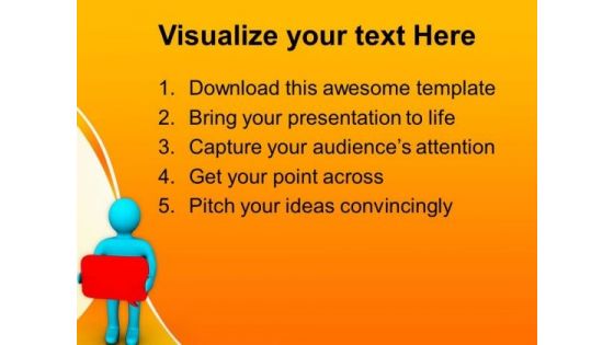 Carry Your Idea For Success PowerPoint Templates Ppt Backgrounds For Slides 0813