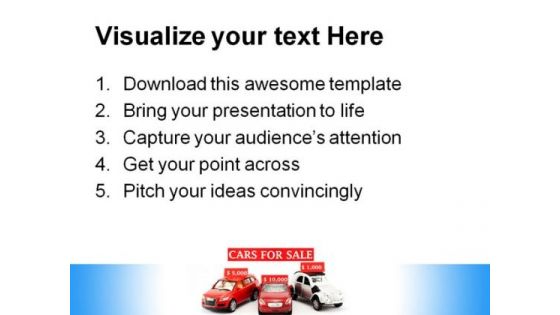 Cars For Sale Marketing PowerPoint Themes And PowerPoint Slides 0511