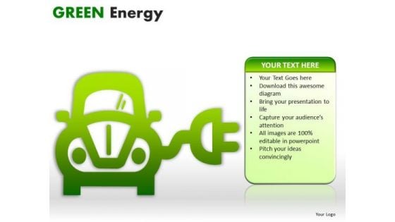 Cars Green Energy PowerPoint Slides And Ppt Diagram Templates