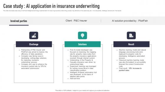 Case Study AI Application In Insurance Underwriting Mockup Pdf Case Study AI Application In Insurance Underwriting Mockup Pdf